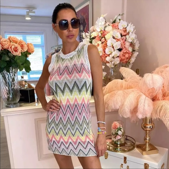 The Blonde Collective Dresses & Skirts - Knit Zig Zag Mini Dress